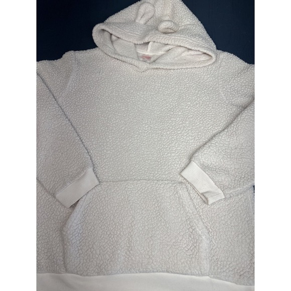 Wondershop Jackets & Blazers - WONDERSHOP AT TARGET Women's Winter White Fuzzy Fleece Hoodie w/Ears L